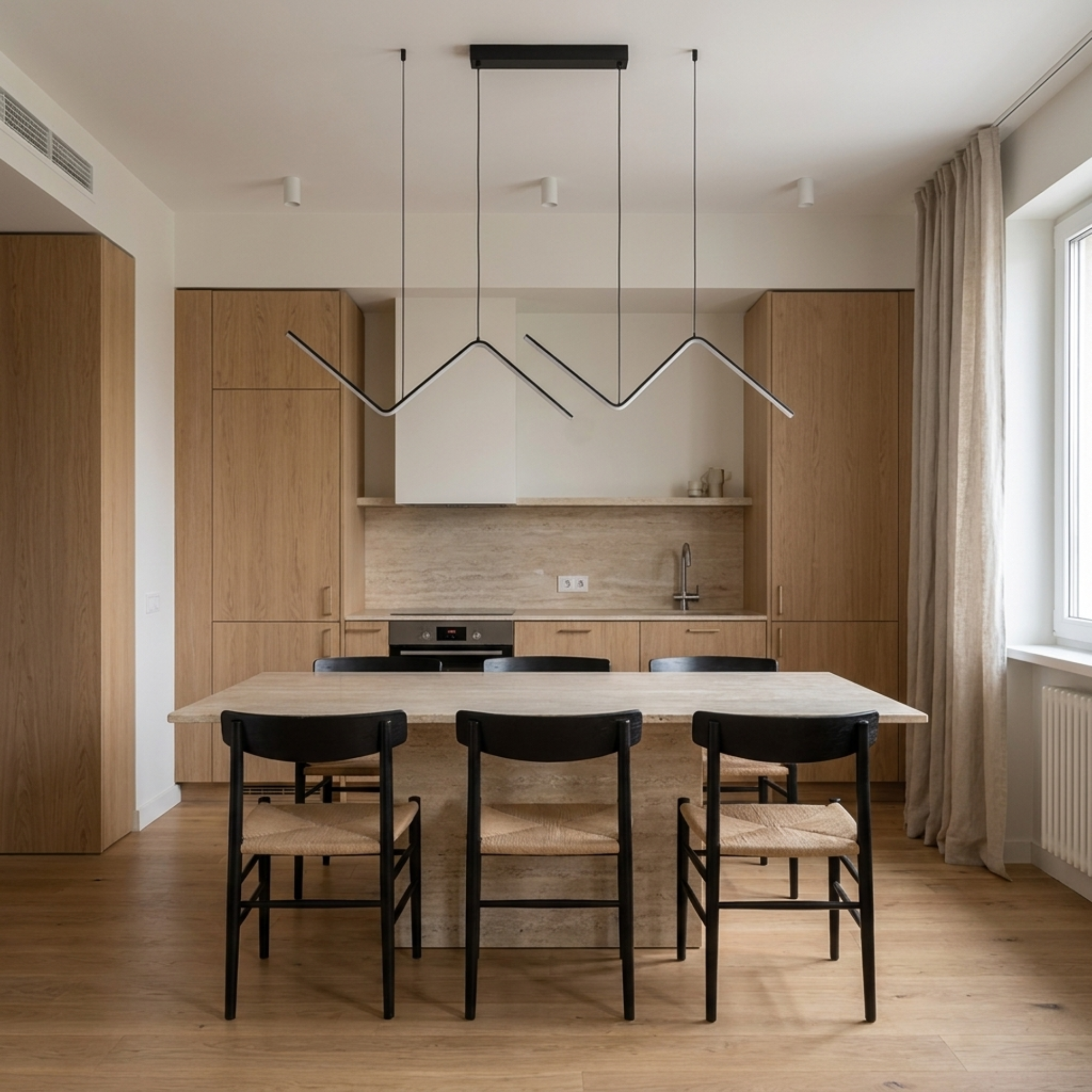 Lustre para Sala de Jantar Waves TG