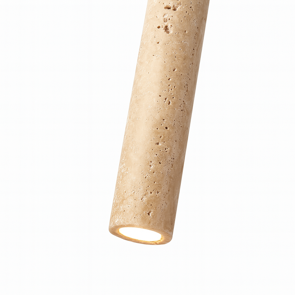 Luminária Pendente Em Mármore Wabi TG