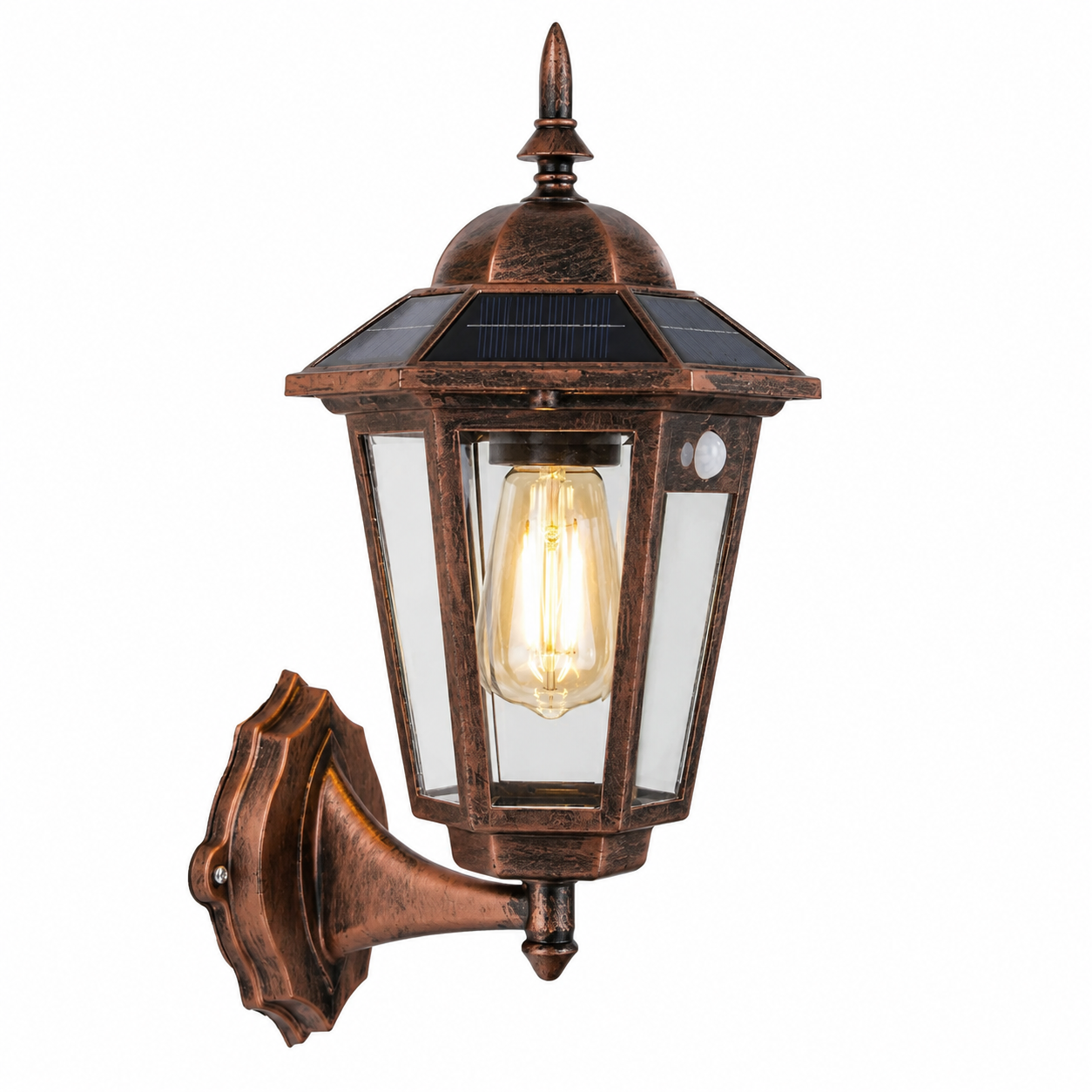 Arandela Colonial Solar Externa Sun TG