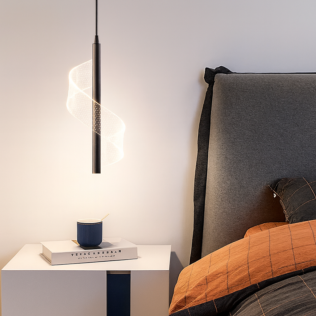 Pendente Para Quarto Minimalista em Acrílico