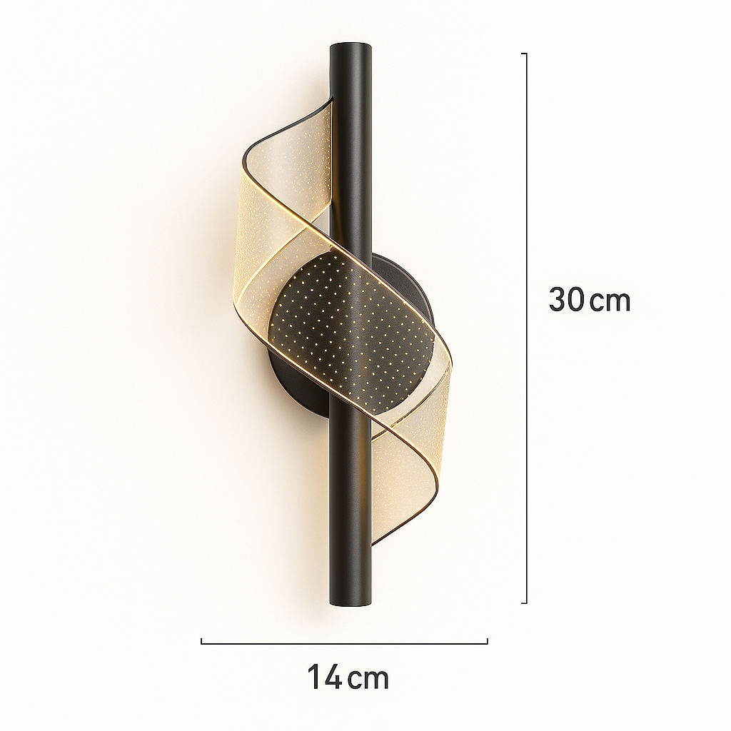 Arandela de Parede Interna Minimalista Caracol TG