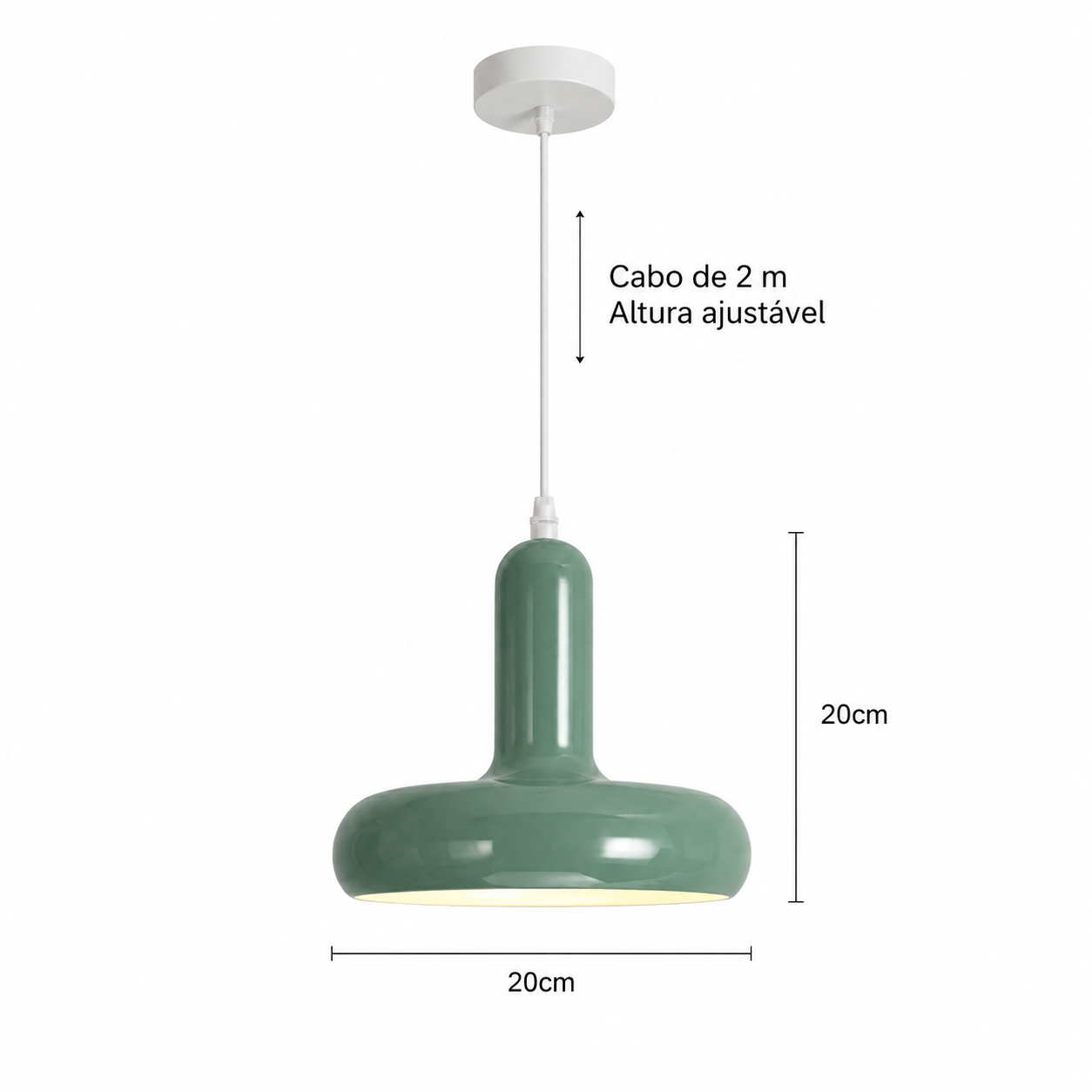 Luminária Pendente Retrô Parma TG