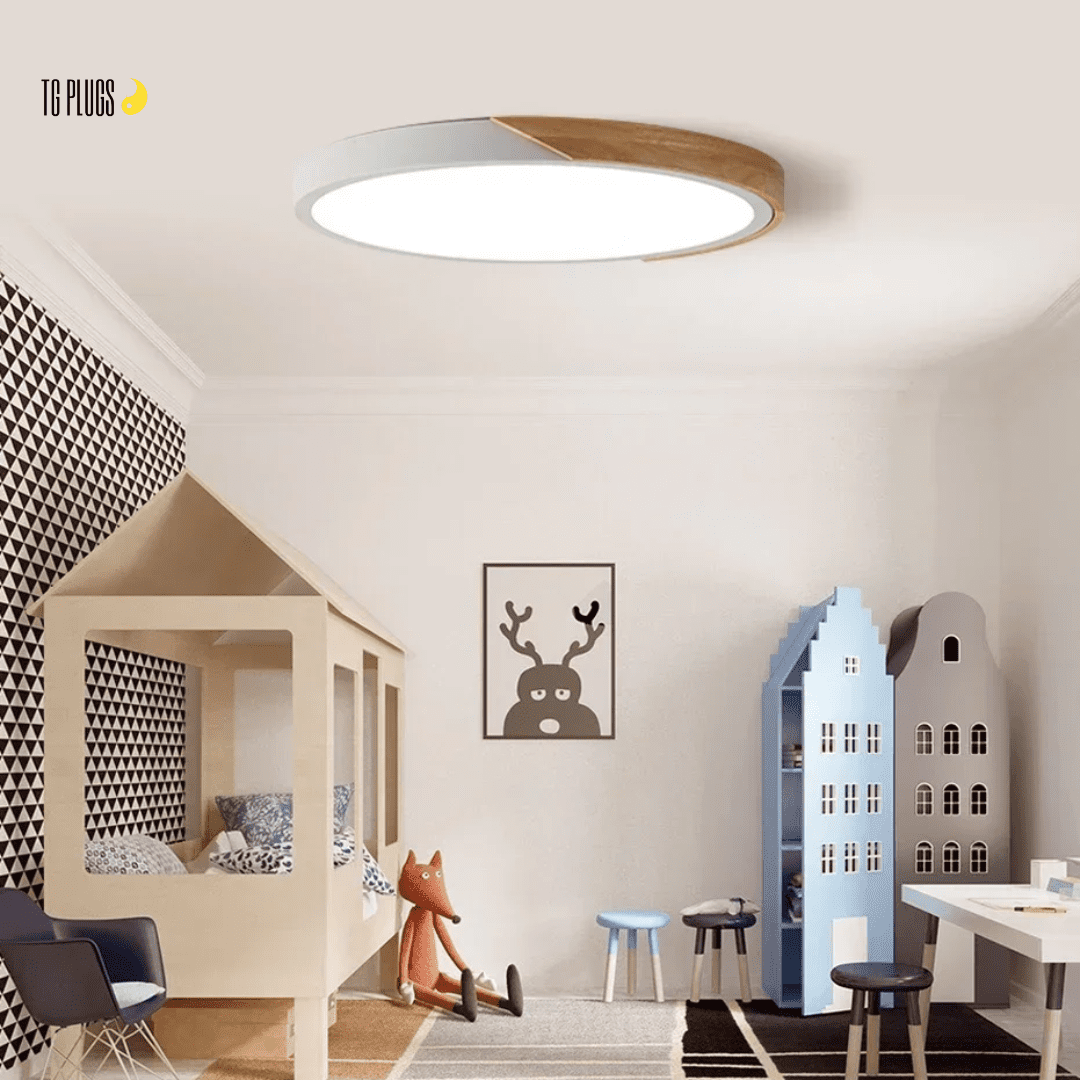 Plafon Redondo Sobrepor Para Quarto e Sala