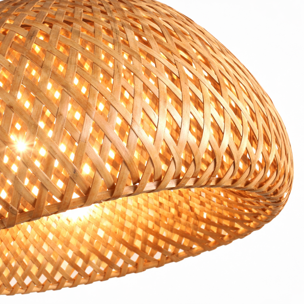 Lustre De Bambu Pendente Artesanal material
