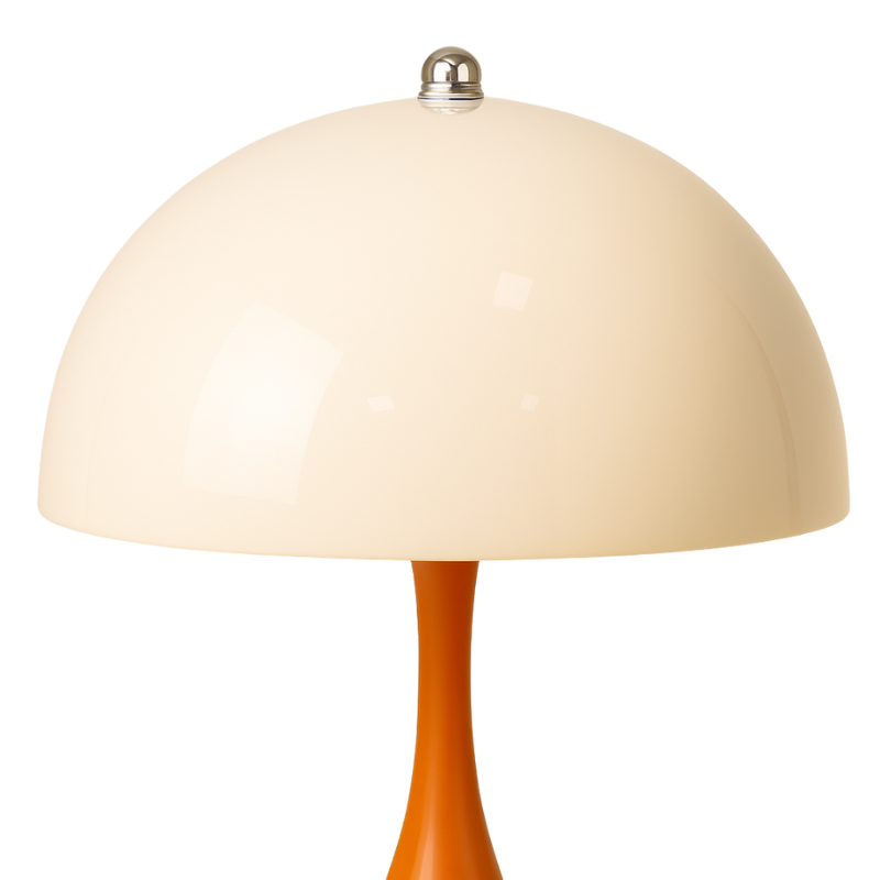 Abajur de Mesa Cogumelo Recarregável Minimalista