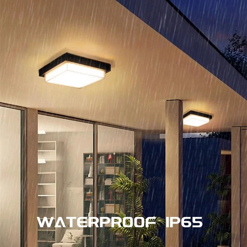 Luminária De Teto Externa Impermeável Cube TG