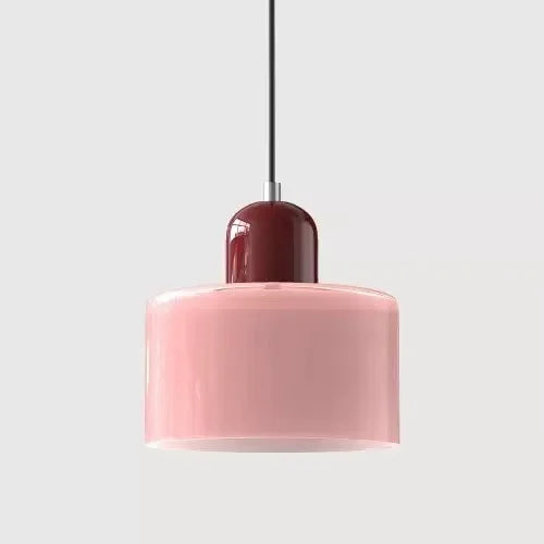 Pendente de Vidro Bicolor para Sala e Cozinha Vitra TG