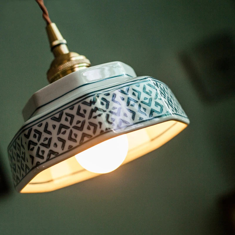 Luminária Pendente em Cerâmica Positano TG