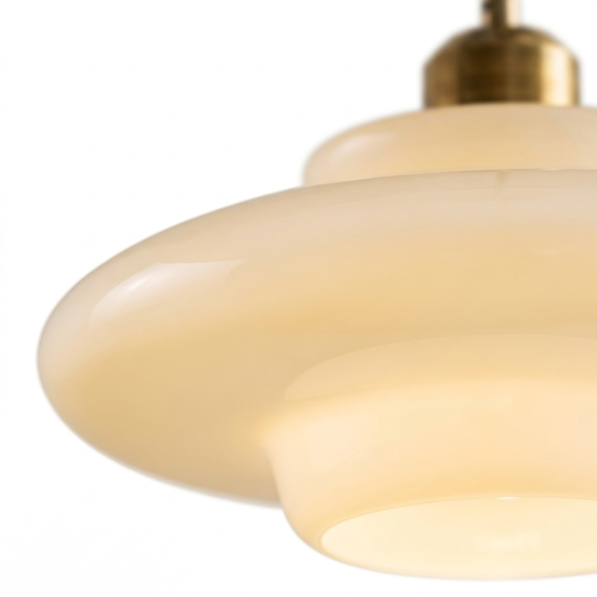 Luminária Pendente Em Vidro Opal TG